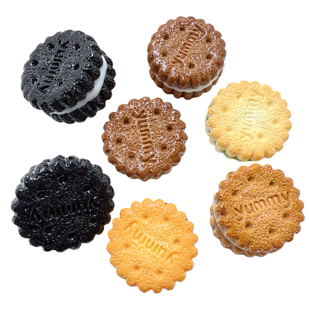 Crispy sandwich cookies, puffed snacks, sweet and delicious, family-sized casual snacks details Picture