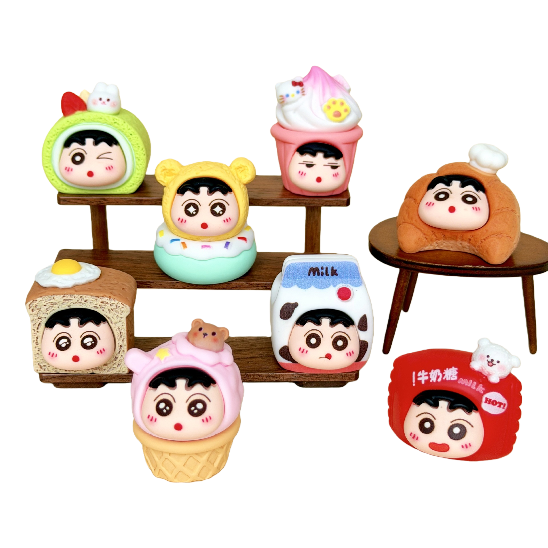 Cute cartoon doll dolls, children's toys, handcrafted fabric doll accessories, gifts, collection styles are diverse details Picture