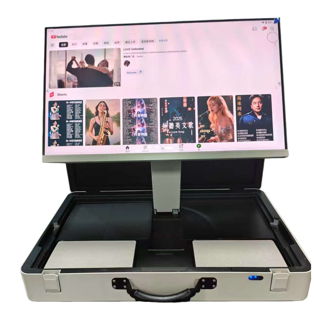 High-definition wide-screen gaming and office monitor, IPS screen, eye-protecting multi-interface computer LCD screen, 27 inches
