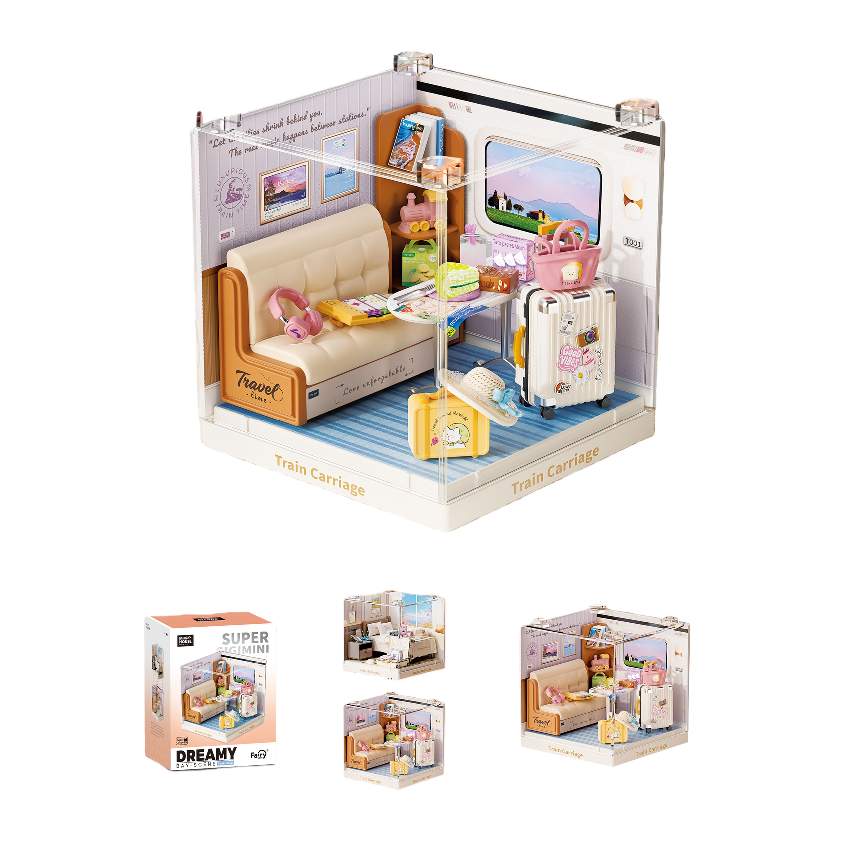 Waiting room model simulation toys, hand-assembled collectible ornaments, children's educational toys and gifts details Picture