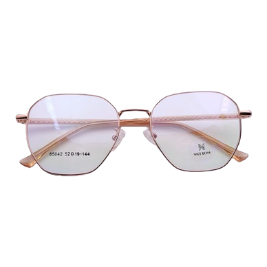Fashionable and lightweight metal-framed glasses for both men and women, high-definition anti-radiation glasses accessories details Picture