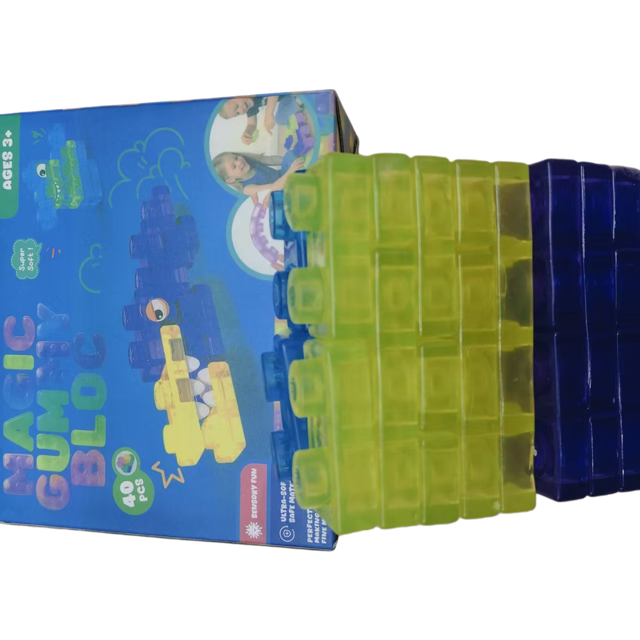Colorful building block educational toys for children's early education and enlightenment, fun learning toys for interlocking and assembling blocks Item Picture