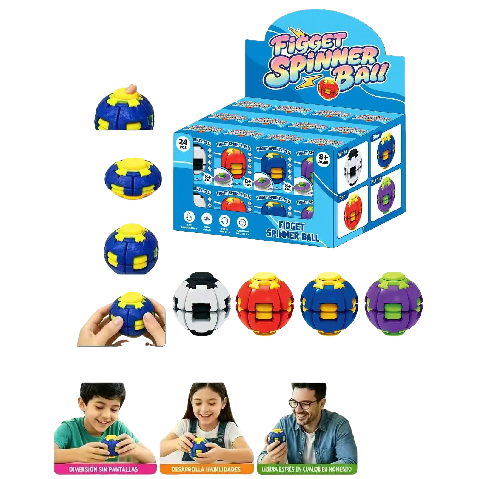 Interactive fun toys, novel, unique and creative children's toys, educational and beneficial dynamic response toys gift box set Item Picture