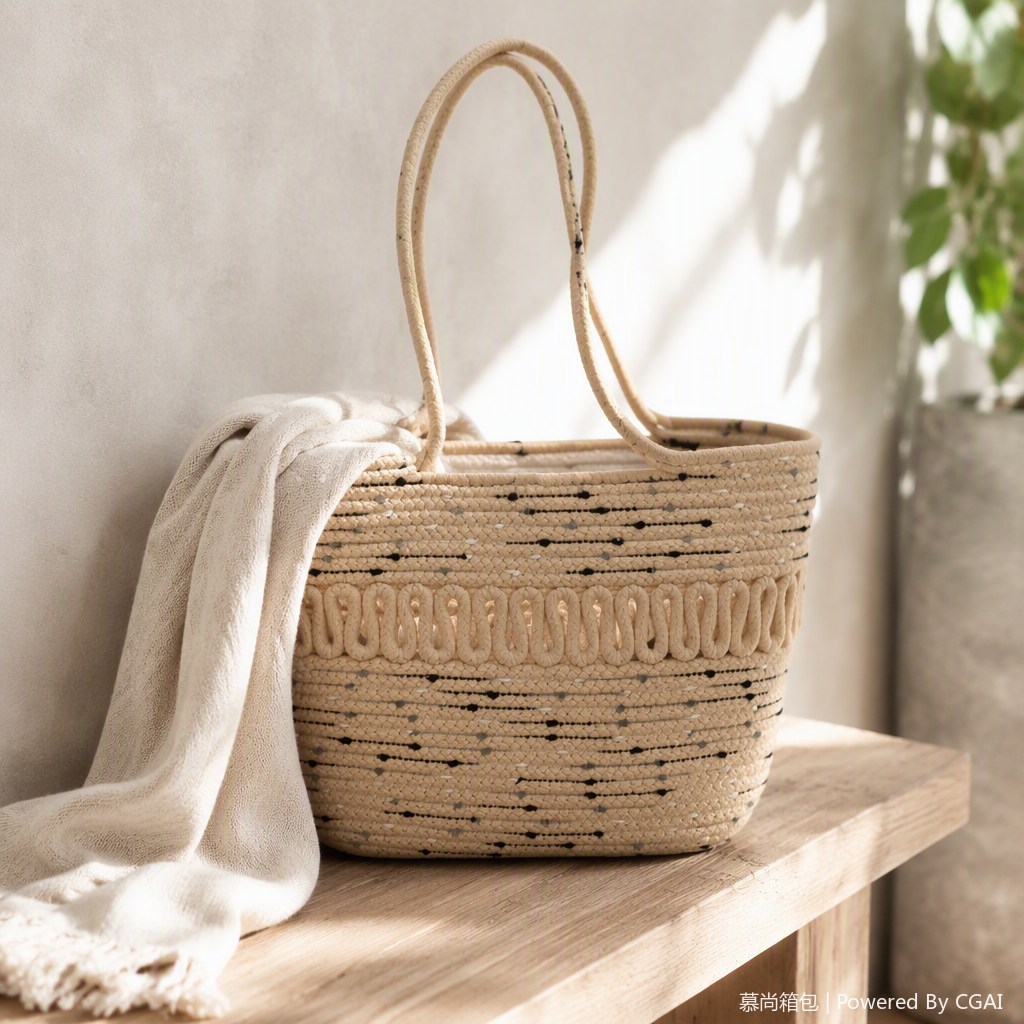 Handwoven bolso de paja mujer casual versátil bolso de mano tendencia vintage verano nuevo estilo bolsa de moda Application Scenario