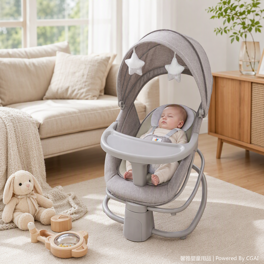 The eco-friendly material infant rocking car multi-functional soothing seat is suitable for indoor and outdoor play and entertainment Item Picture
