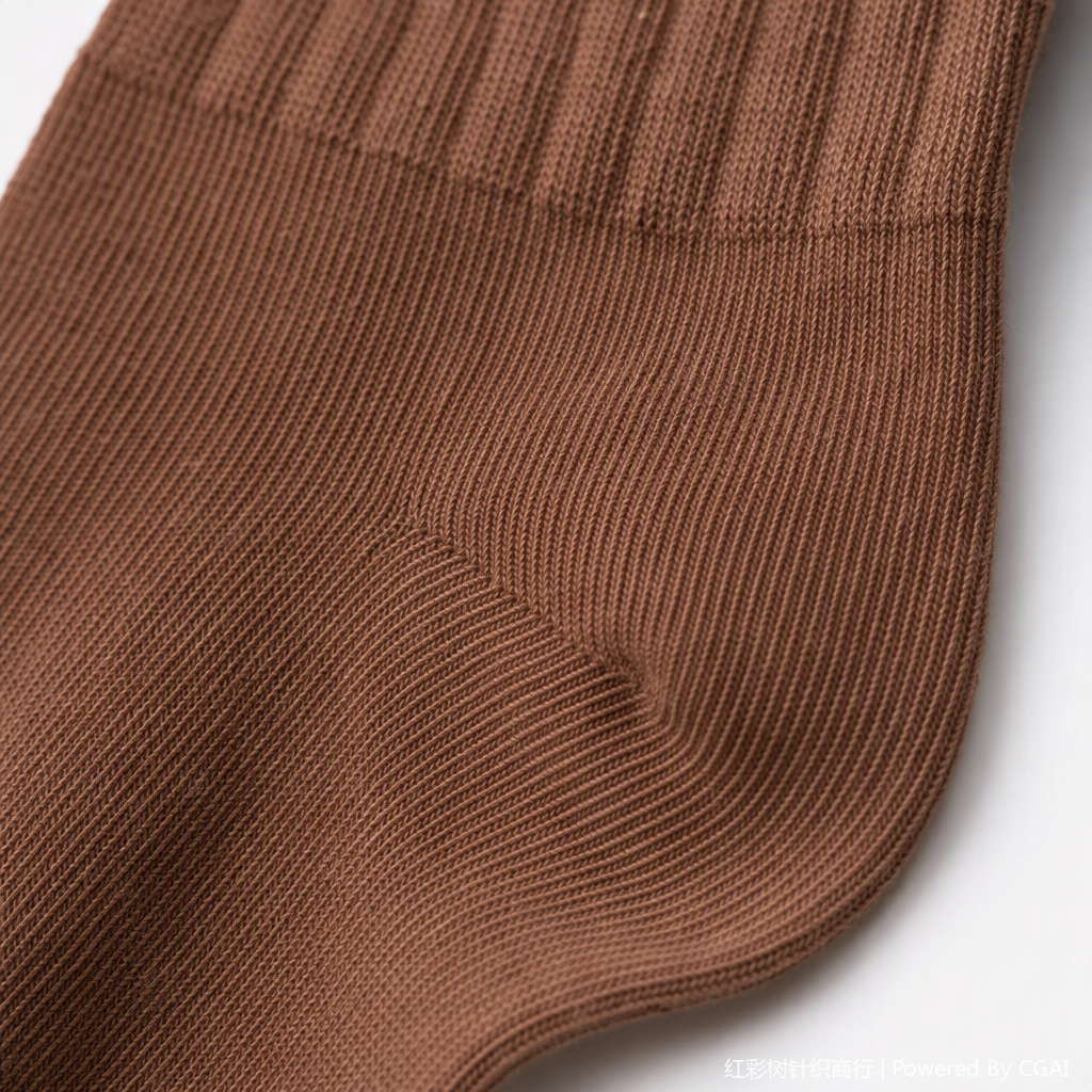 Fashionable and casual brown vertical striped stockings, suitable for both men and women, versatile, comfortable and trendy style Application Scenario