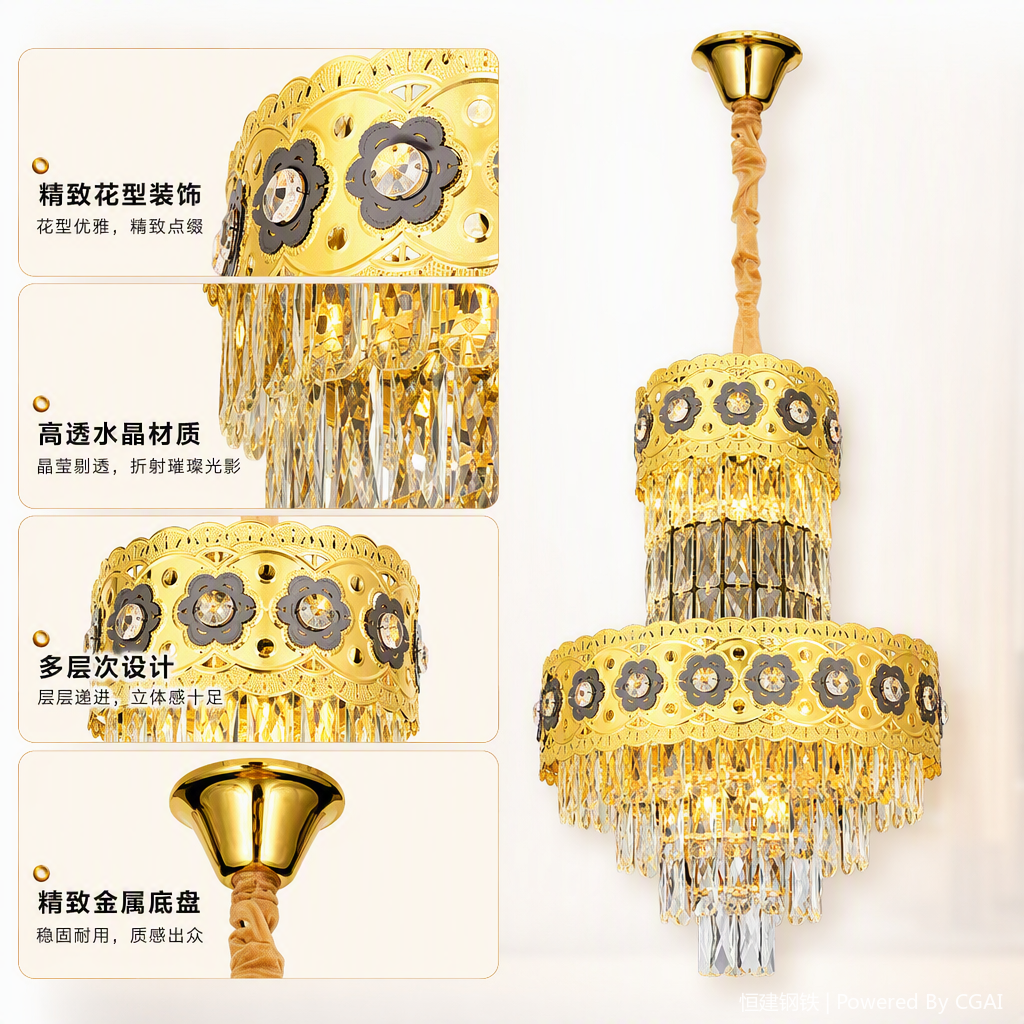 إضاءة إضاءة إضاءة إضاءة للمصابيح المنزلية الحديثة، غرفة الجلوس وغرفة النوم Specification image