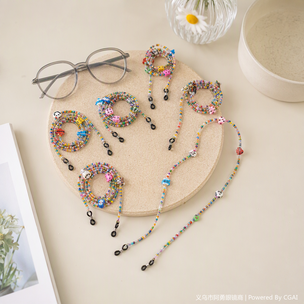 Multifunctional metal eyewear chain antideslizante lanyard para mujeres y hombres tendencia accesorios de moda durable y minimalista Item Picture