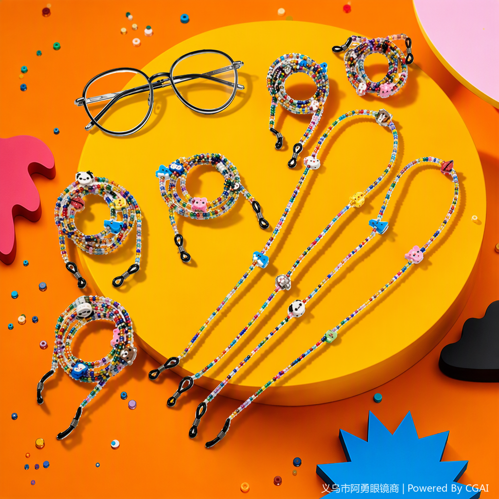 Multifunctional metal eyewear chain antideslizante lanyard para mujeres y hombres tendencia accesorios de moda durable y minimalista