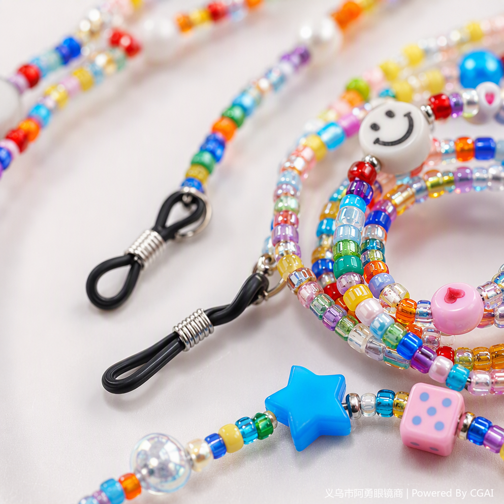 Multifunctional metal eyewear chain antideslizante lanyard para mujeres y hombres tendencia accesorios de moda durable y minimalista details Picture