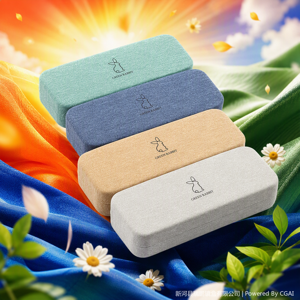 Fashionable eyewear case soft and hard protective bag, simple and portable storage box, scratch-resistant and dust-proof eyewear accessory storage bag