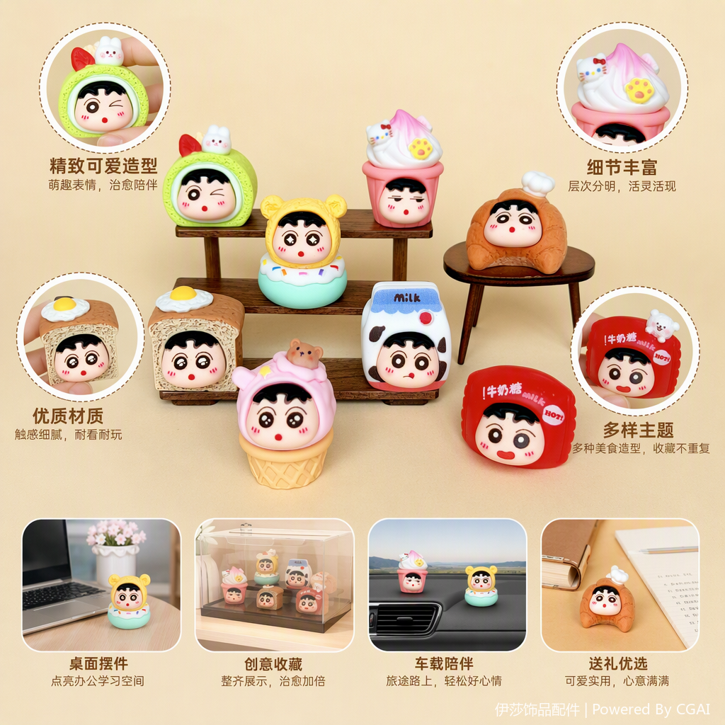 Cute cartoon doll dolls, children's toys, handcrafted fabric doll accessories, gifts, collection styles are diverse Application Scenario