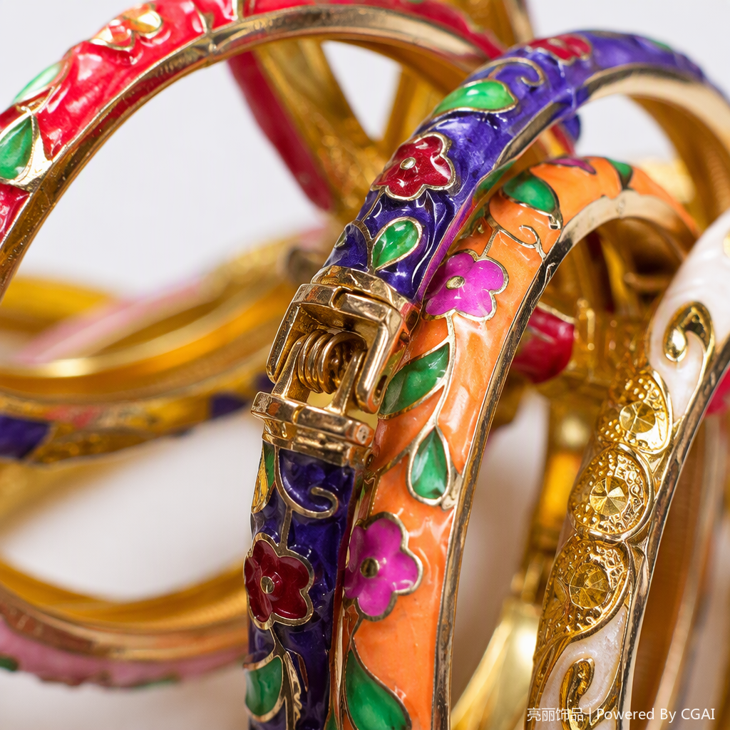 Colorful enamel bracelet, a fashionable, versatile and personalized bracelet, is a trendy and simple Korean-style gift for women Application Scenario