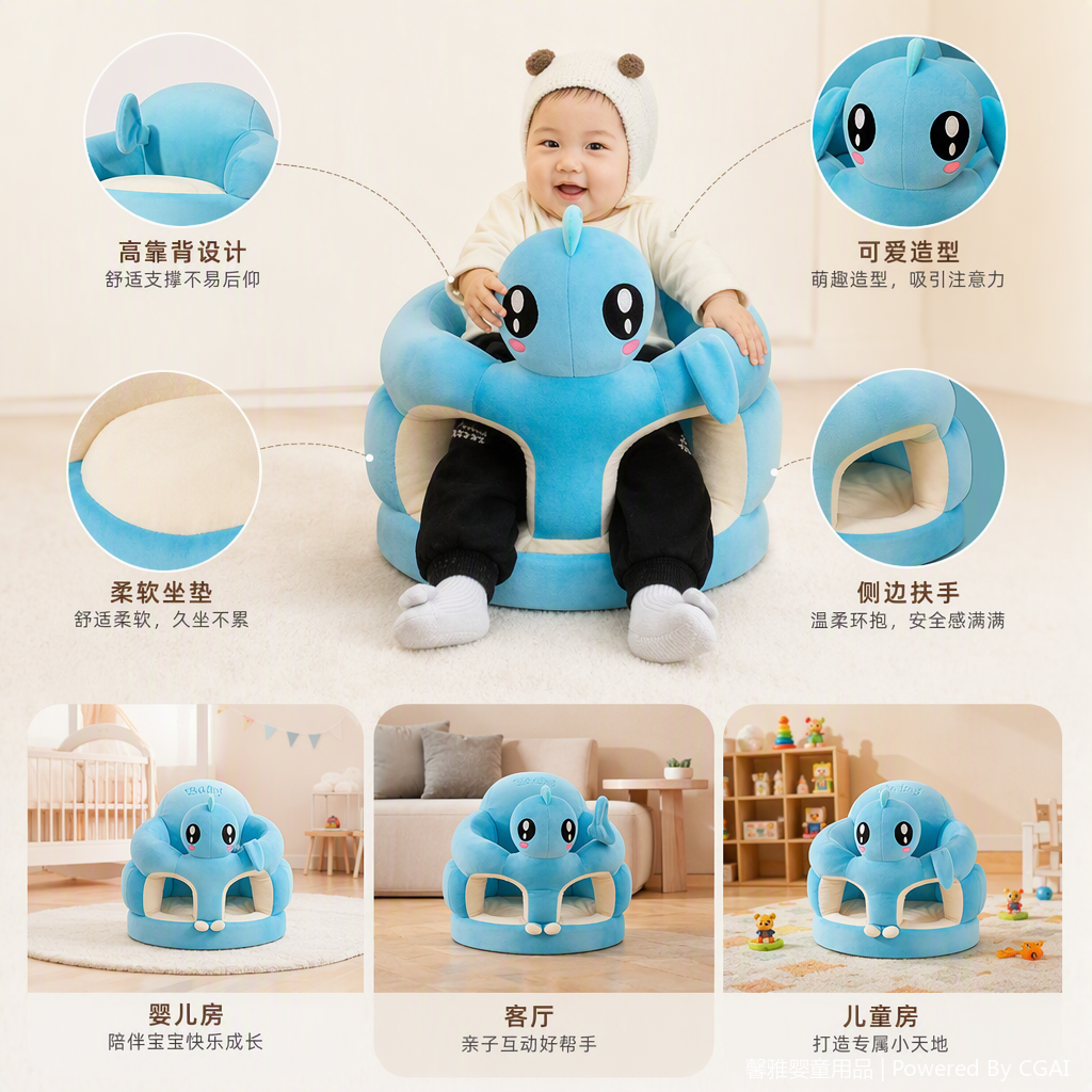 Multi-functional baby cradle, rocking chair, stroller, baby carrier seat, baby rocker, newborn products, safe and comfortable Item Picture