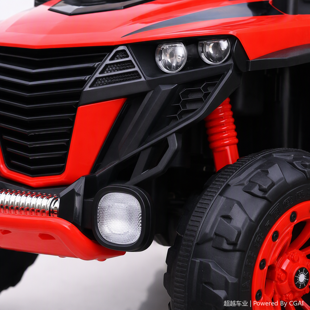 Children's multi-functional electric four-wheeler is safe and durable, suitable for indoor and outdoor play. Children's electric vehicle model Specification image