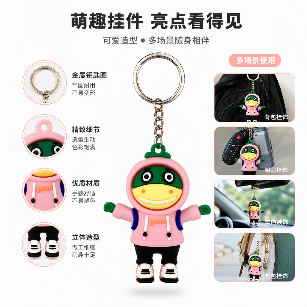 Creative craft keychains, gifts, key accessories, personalized and fashionable home decoration collectibles Specification image