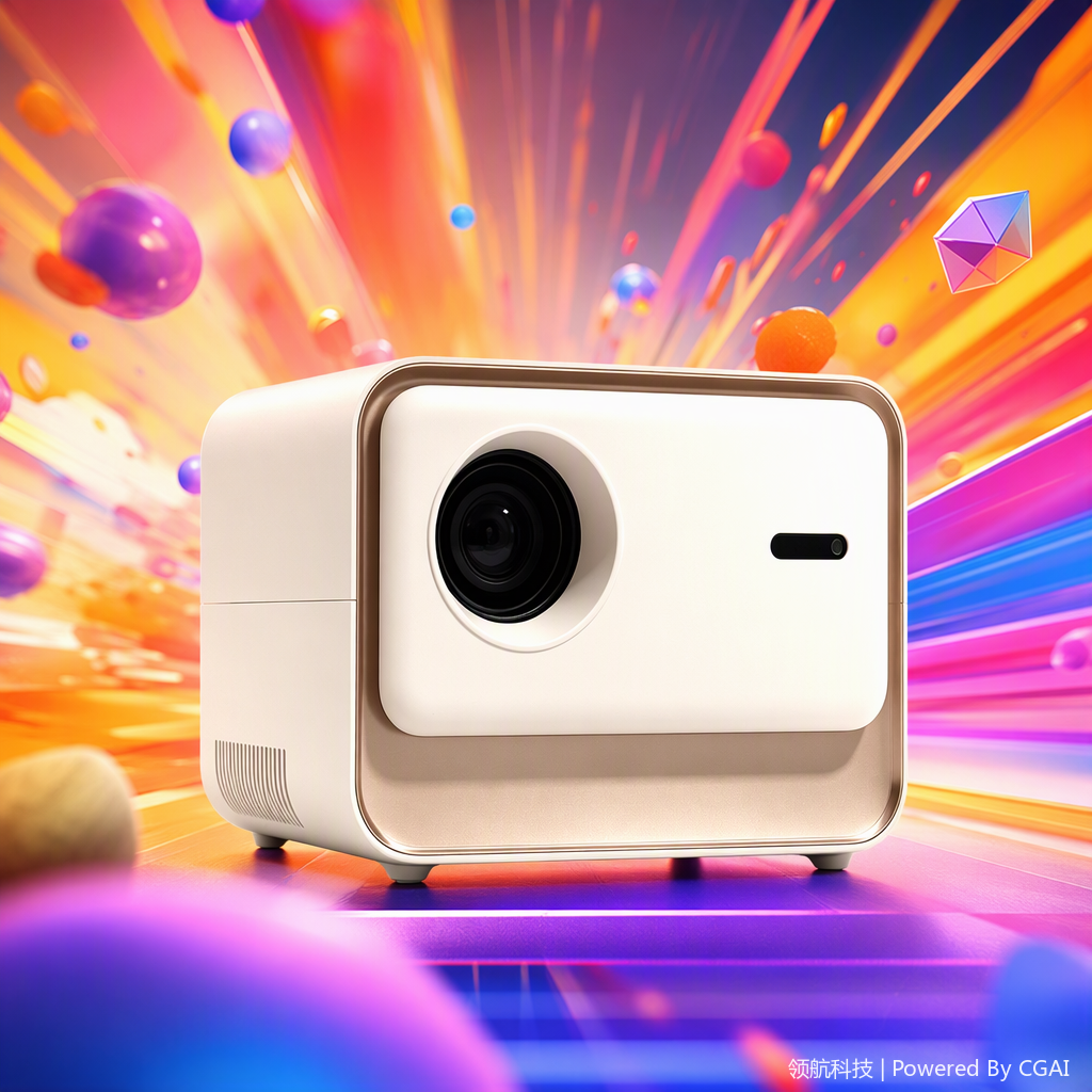 V5+- New multi-functional projector, high-definition projection, office meeting, home theater, portable projection equipment, cultural office supplies details Picture