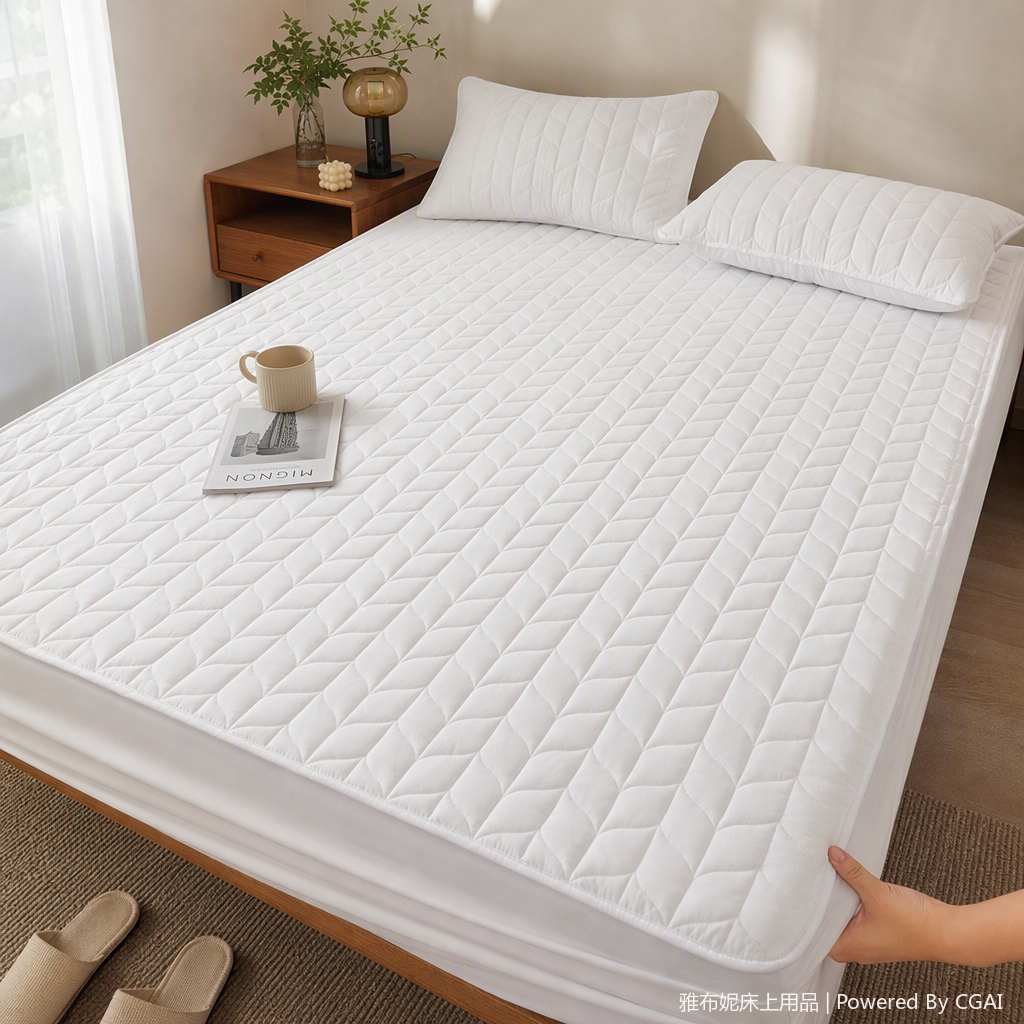 فرشة حلبية طبيعية سميكة، الهواء، مريحة وصحية وصحية Item Picture
