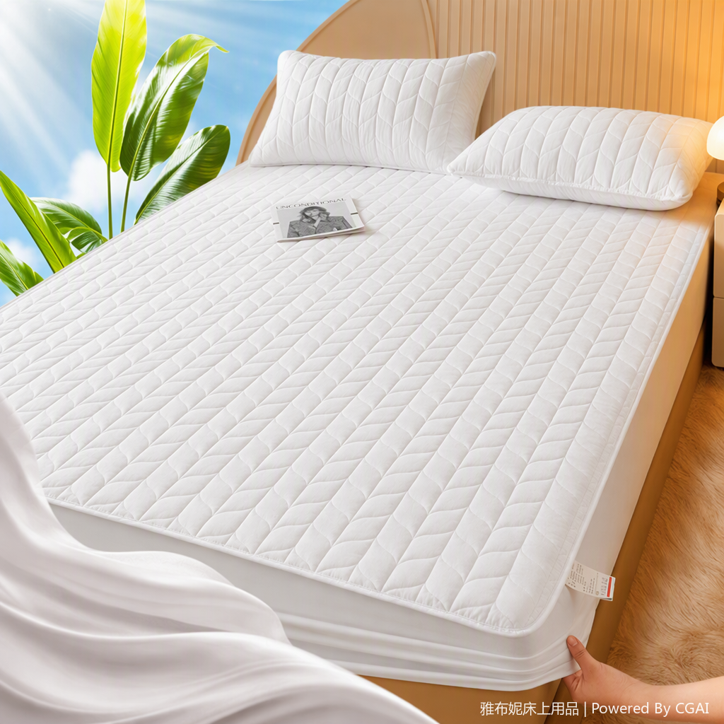 فرشة حلبية طبيعية سميكة، الهواء، مريحة وصحية وصحية Specification image