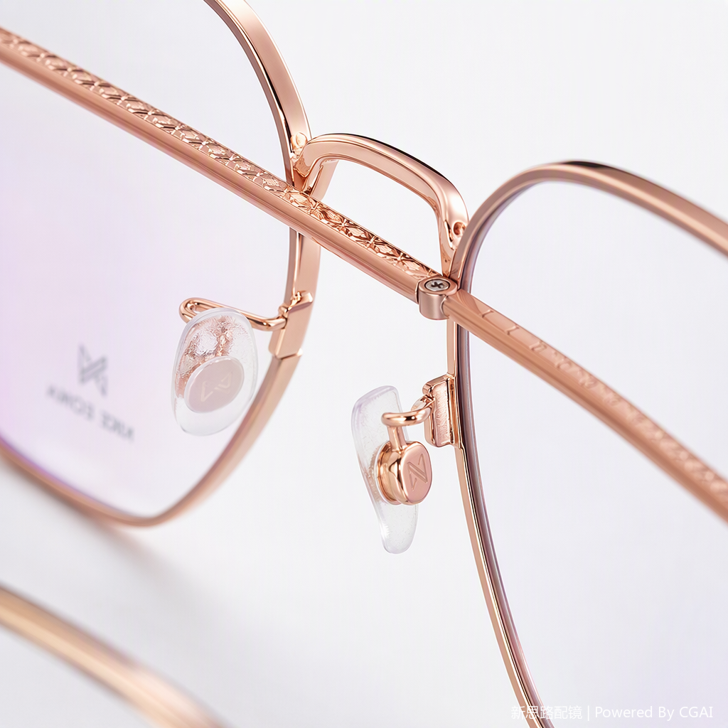 Fashionable and lightweight metal-framed glasses for both men and women, high-definition anti-radiation glasses accessories Application Scenario