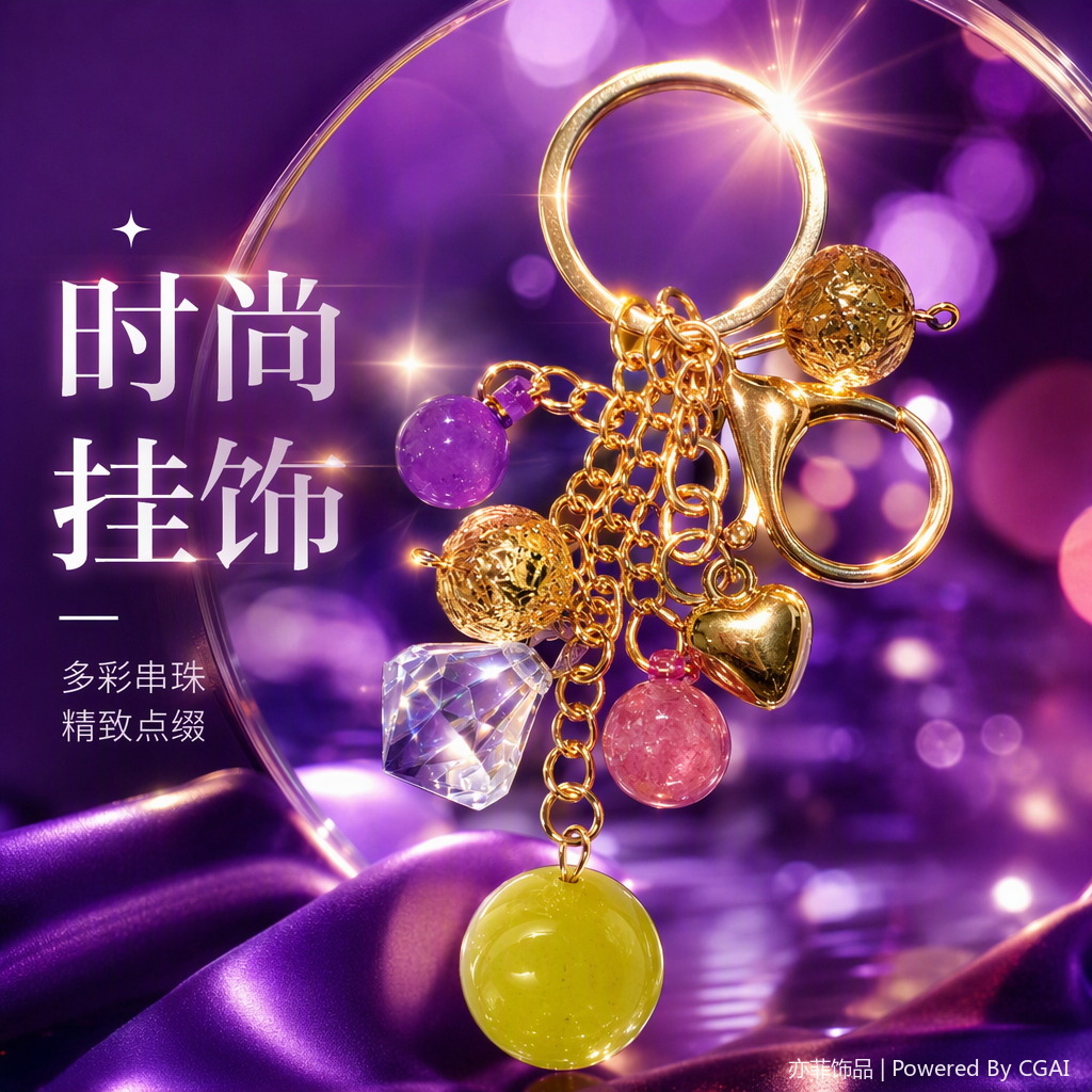 A variety of fashionable and personalized keychain pendants are available for selection. They are simple and trendy key chain accessories and gift decorations