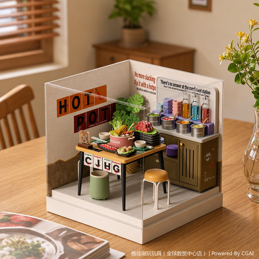 Realistic fruit and vegetable food handicrafts and ornaments for hot pot restaurants, creative kitchen decoration, handcrafted models, gifts and collectibles Application Scenario