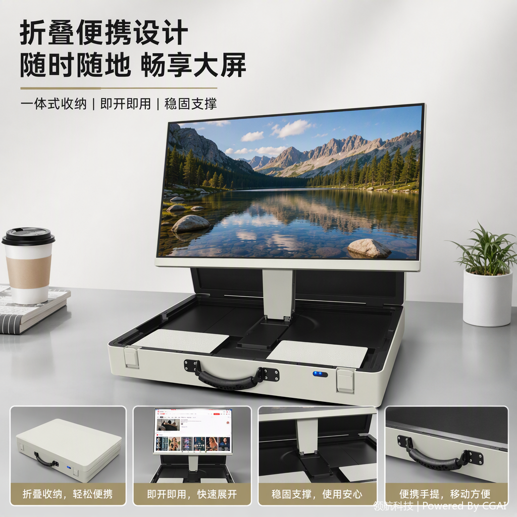 High-definition wide-screen gaming and office monitor, IPS screen, eye-protecting multi-interface computer LCD screen, 27 inches Application Scenario