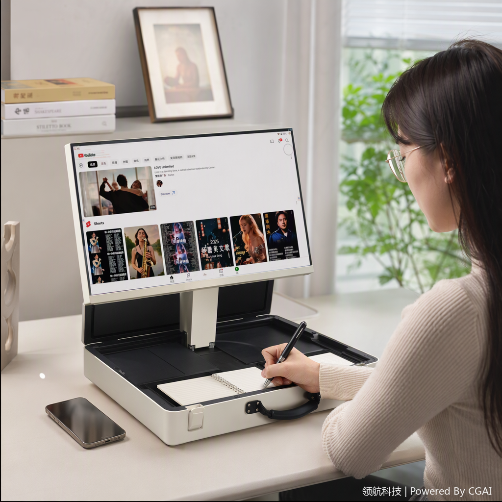 High-definition wide-screen gaming and office monitor, IPS screen, eye-protecting multi-interface computer LCD screen, 27 inches details Picture