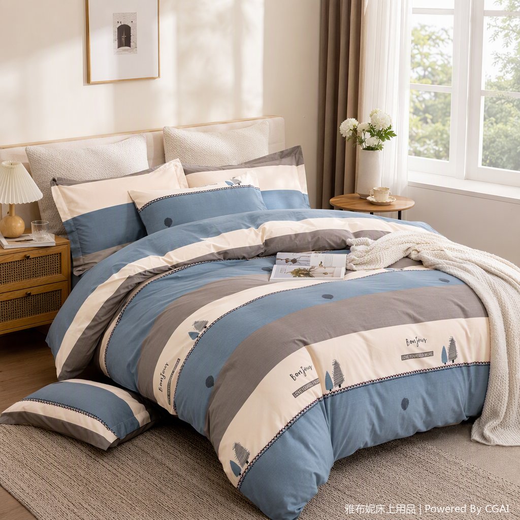 A variety of pure cotton machine-washable baby bed sheets, duvet covers, bedspreads and children's bedding sets are available for selection details Picture