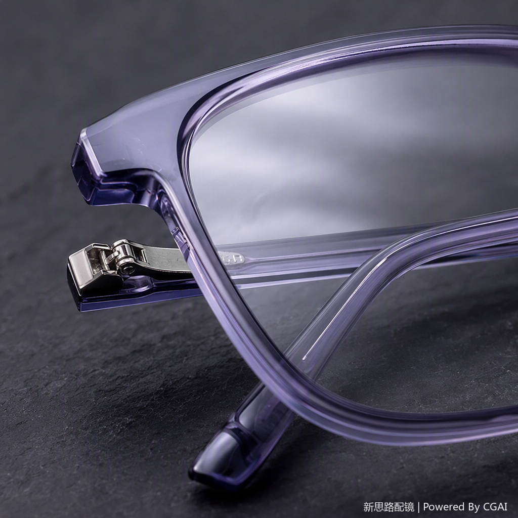 Fashionable and lightweight metal-framed glasses, suitable for both men and women, trendy spectacle frames, simple and versatile accessories