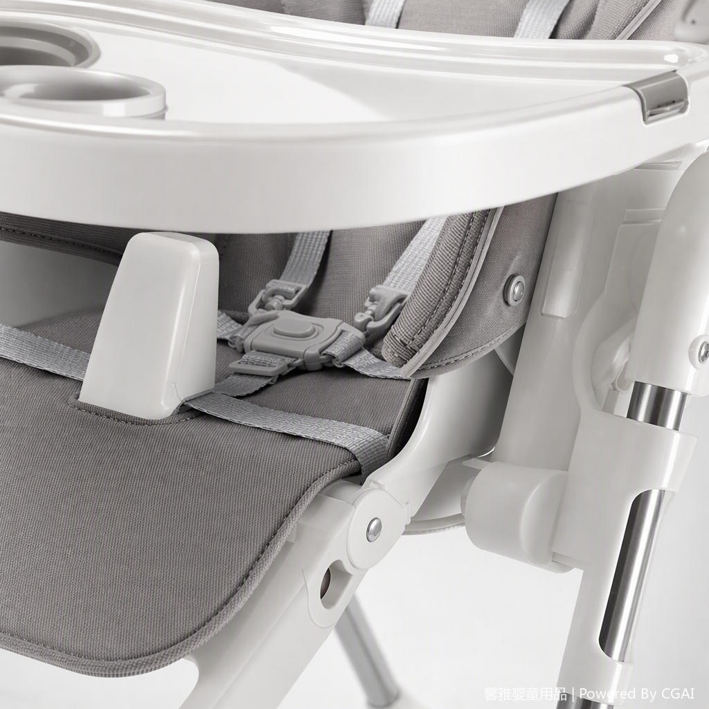 Multi-functional children's high chair, adjustable safety seat for babies, infant dining chair, toddler seat with plates