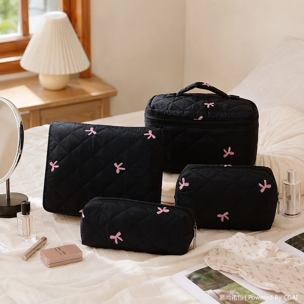 Mummy dinner bag, makeup bag, fashionable, lightweight and multi-functional hand-held women's bag, new trend of bag accessories