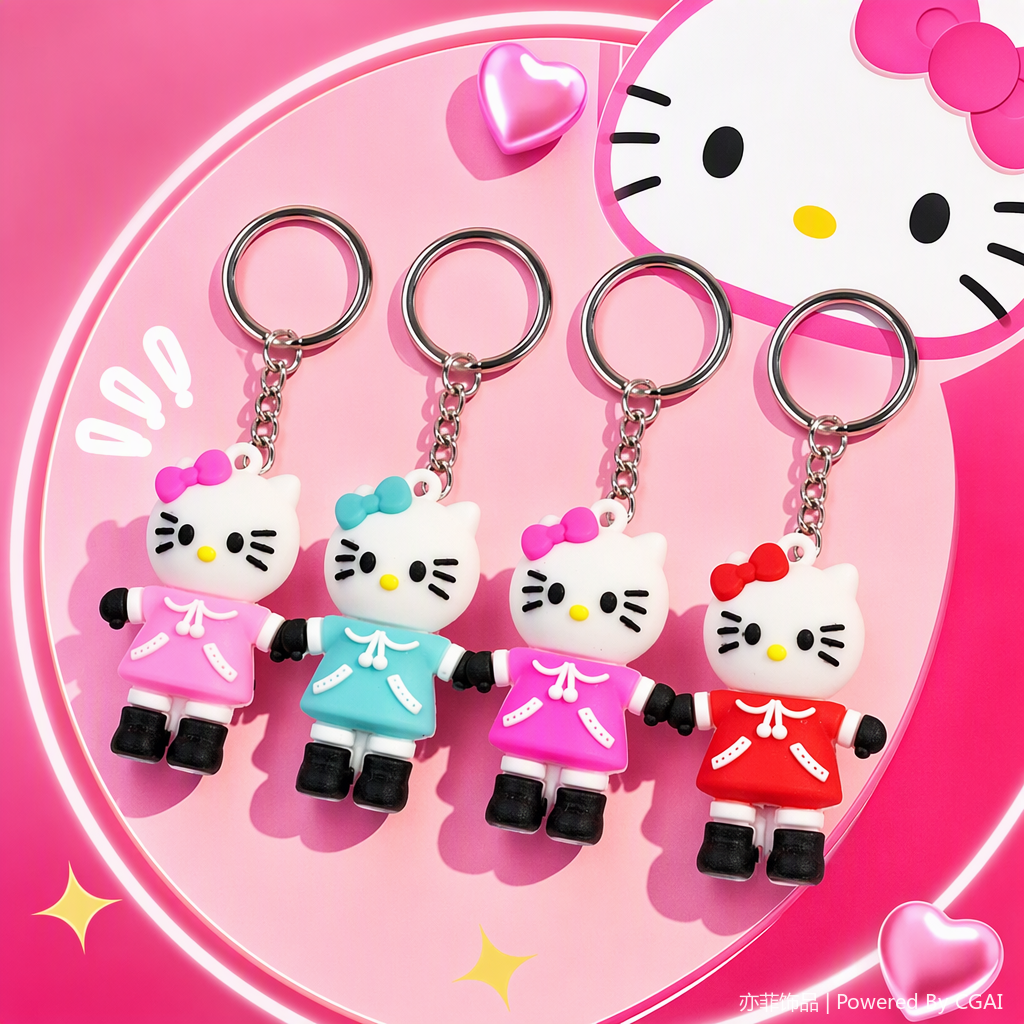 Exquisite keychains, key accessories, handicrafts, creative gifts, fashionable and personalized pendants, decorative items, and collectibles