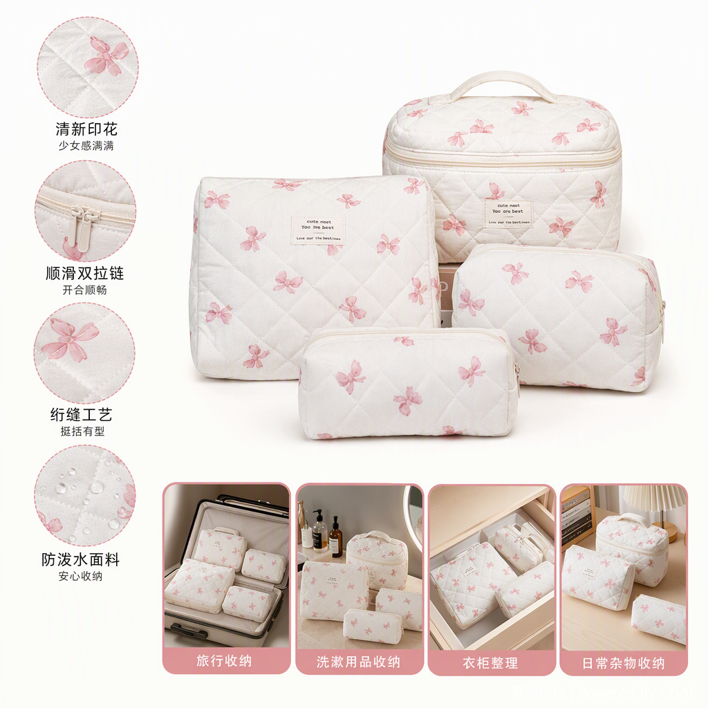 Multi-functional jewelry storage box, ladies' jewelry bag, jewelry box, portable jewelry organization box, jewelry packaging box, gift box Specification image