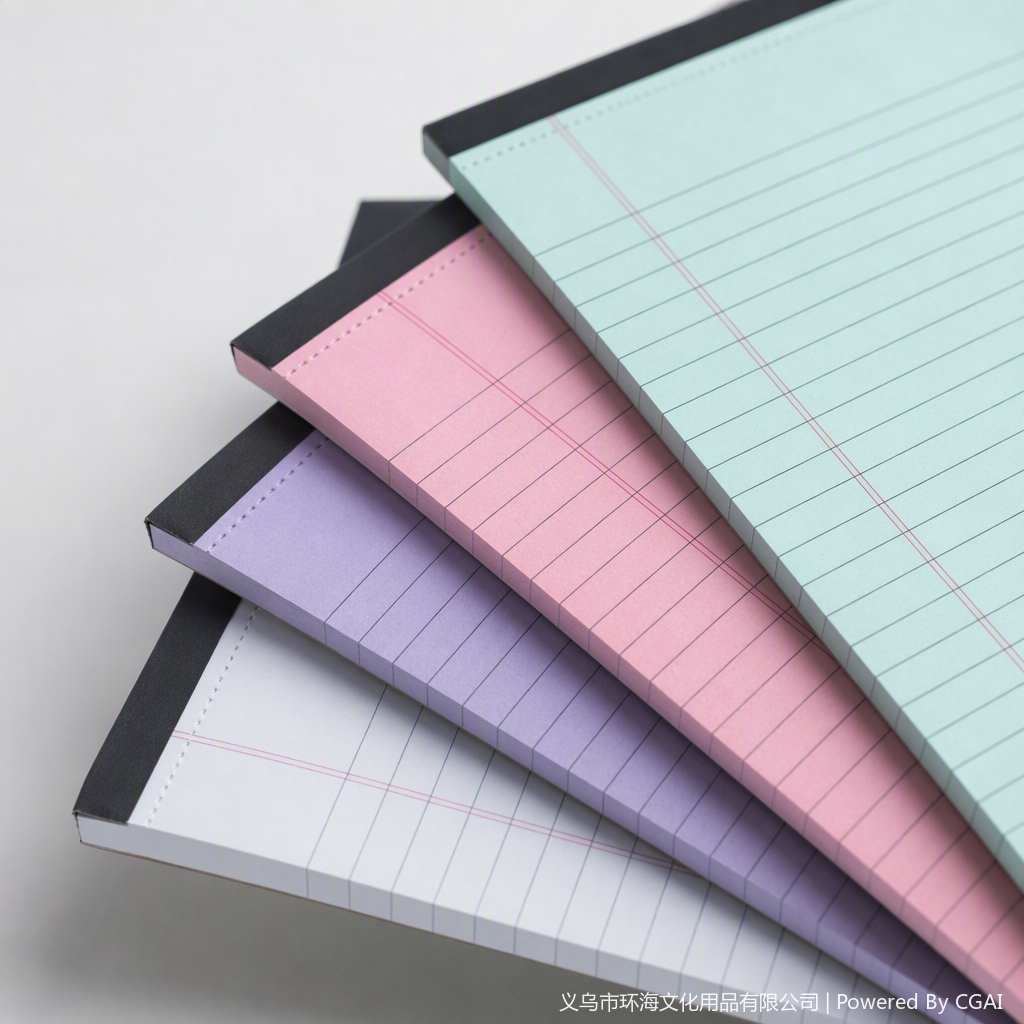 Multi-functional office cultural paper products, sticky notes, portable notepads, student meeting paper, clipper binding books Application Scenario