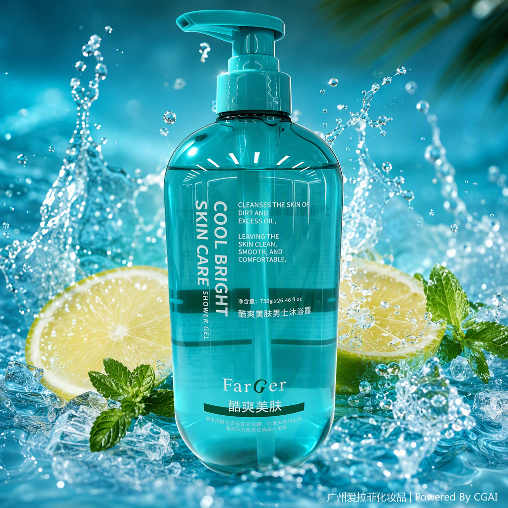 Refreshing Skin-Soothing Shower Gel  Application Scenario