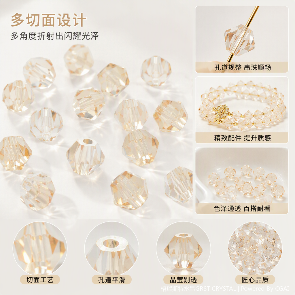 الملحقات الوميضية لحزائن الحفار المائي، والملحفات اليدوية DYY، وقطع الغيار الزينة الكريستال Specification image