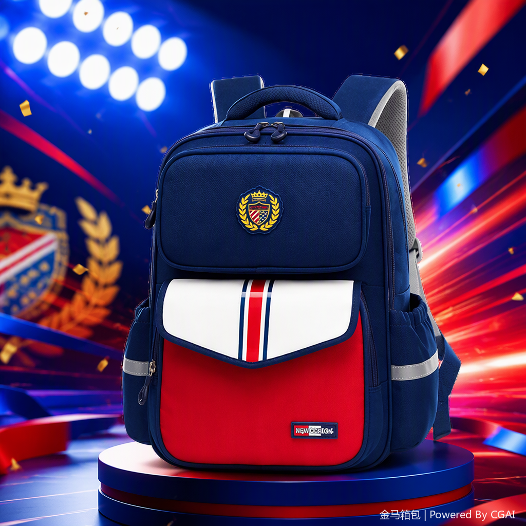 Cartoon-patterned children's schoolbags, multi-functional backpacks, lightweight, trendy and casual children's bags, leather goods luggage Application Scenario