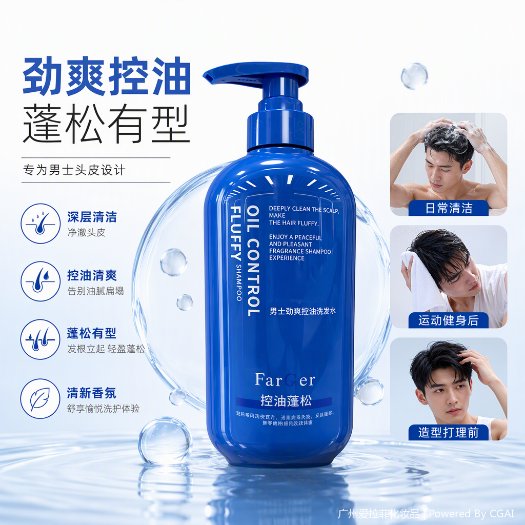 Oil-controlling and volumizing shampoo Oil-controlling and volumizing shampoo