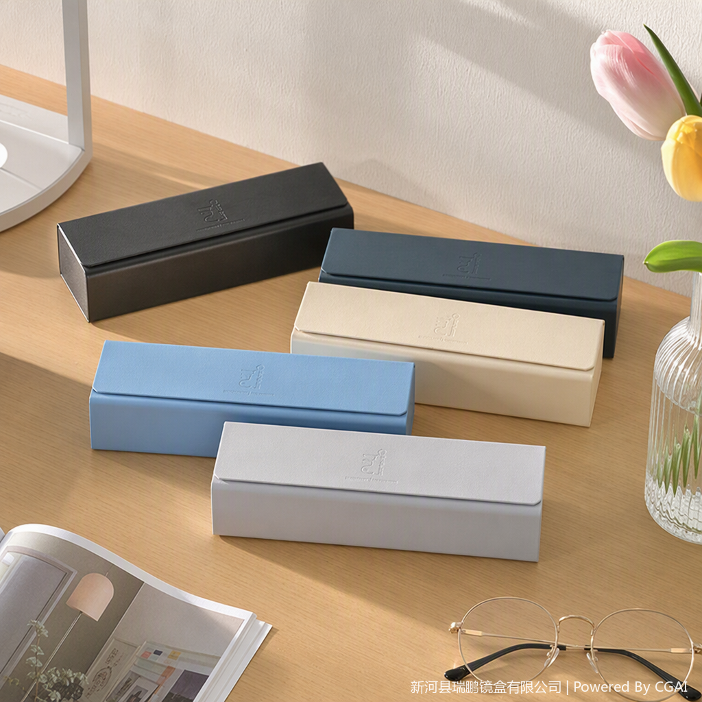 Fashionable eyewear case, simple and portable, pressure-resistant protective bag, available in multiple colors, eyewear storage bag accessories and supplies details Picture