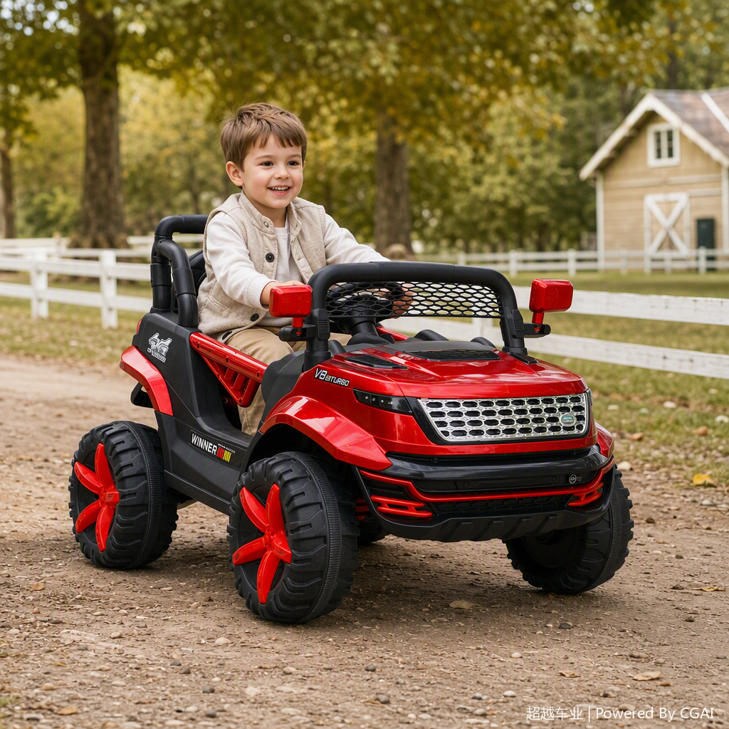 The children's electric stroller is multi-functional and can be used for sitting, lying down, a baby bed with a backrest seat, a baby stroller and a toy car. It is suitable for a wide range of ages details Picture