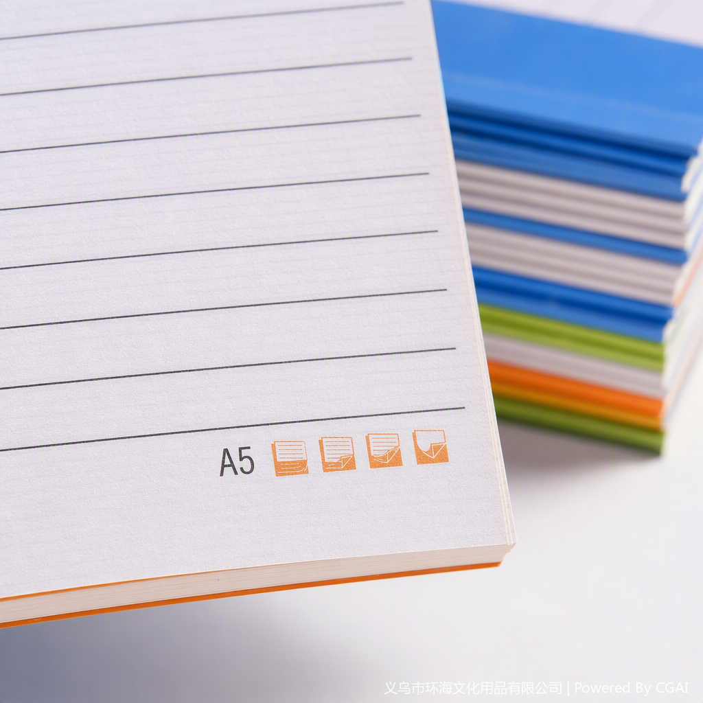 Fashionable business office culture paper notebook, portable notepad, student writing book, multi-functional notebook