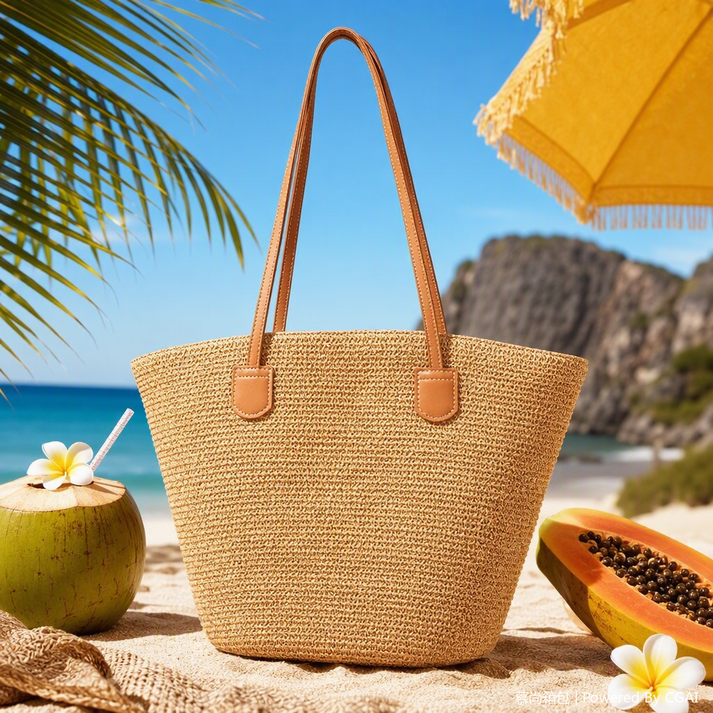 Hand-woven straw bag for women, casual and versatile, a fashionable, lightweight and trendy crossbody bag Application Scenario
