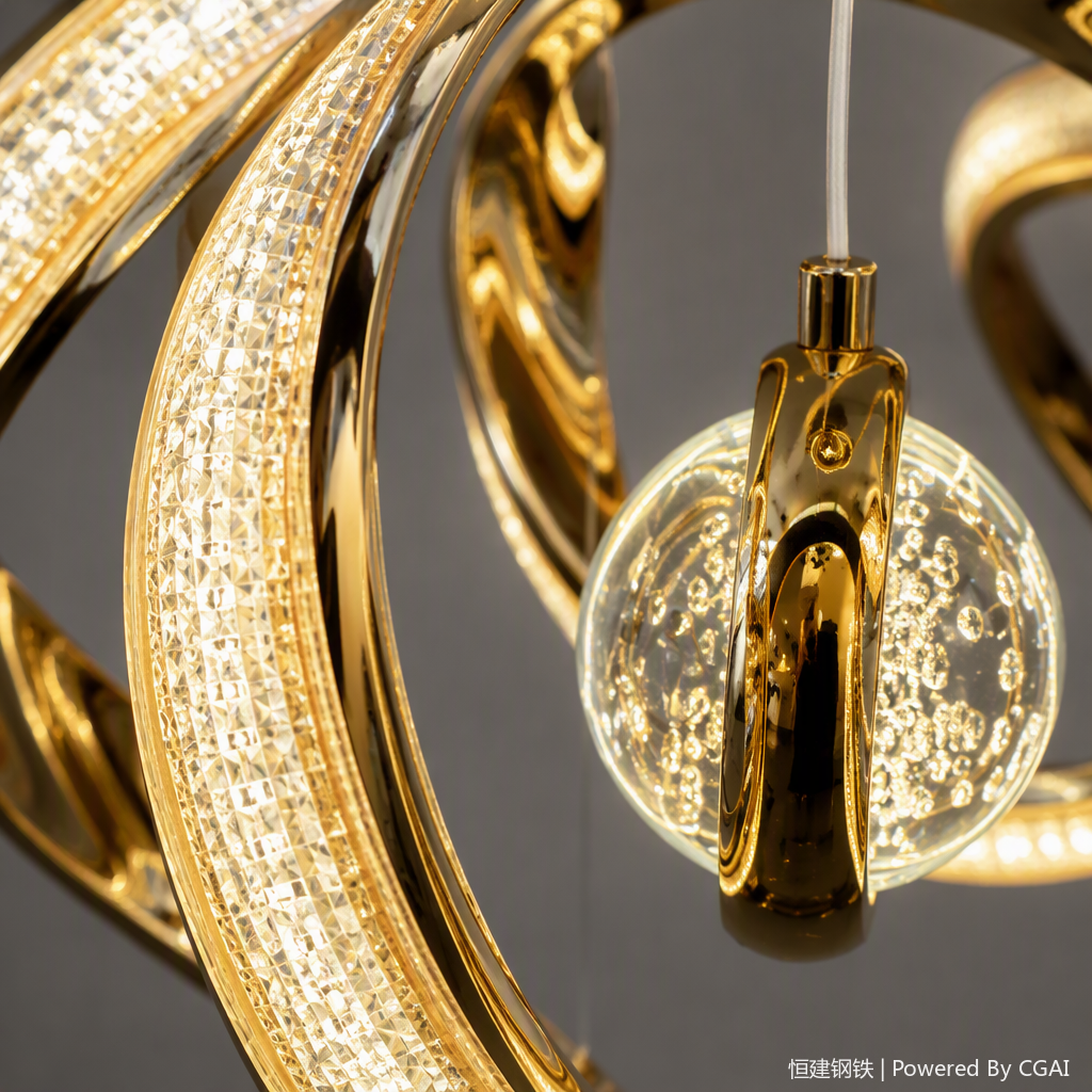 Modern and simple household chandeliers for living rooms, bedrooms and dining rooms, creative lighting fixtures and warm decorations Specification image