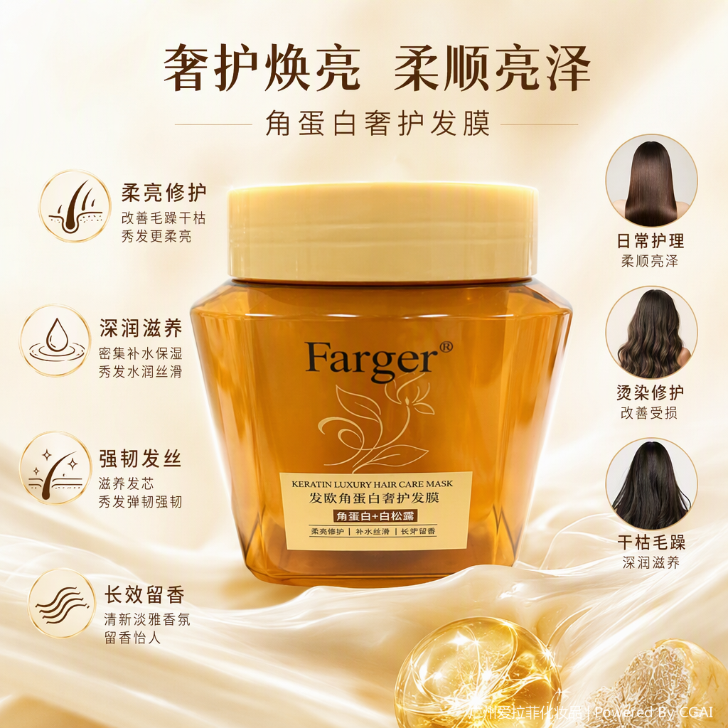 Repairing, Nourishing, and Hydrating Keratin Hair Mask 