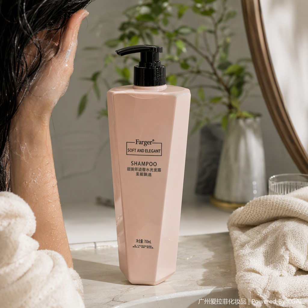 Oil-control, dandruff removal, itch relief shampoo.  Specification image