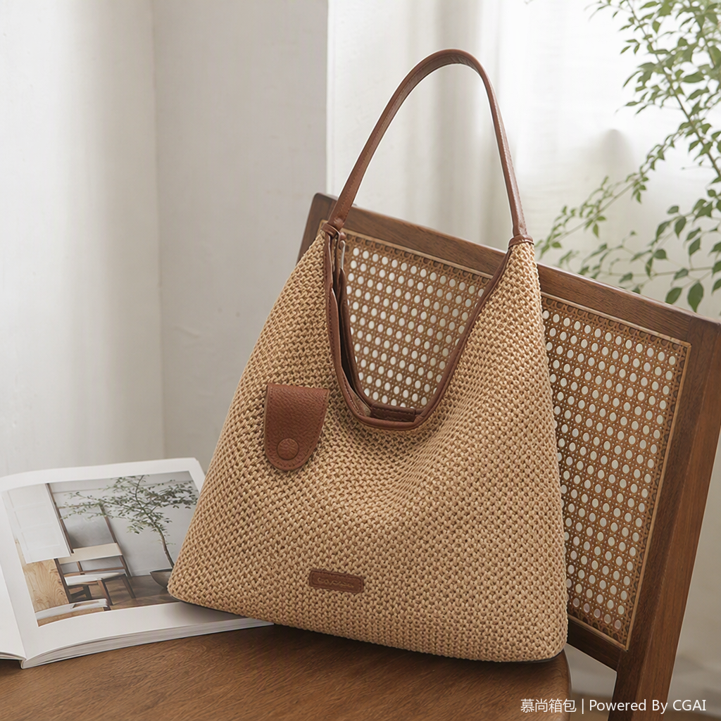 Multi-functional casual handbag, men's trendy and versatile lightweight travel bag, women's student handbag, leather goods accessories Application Scenario