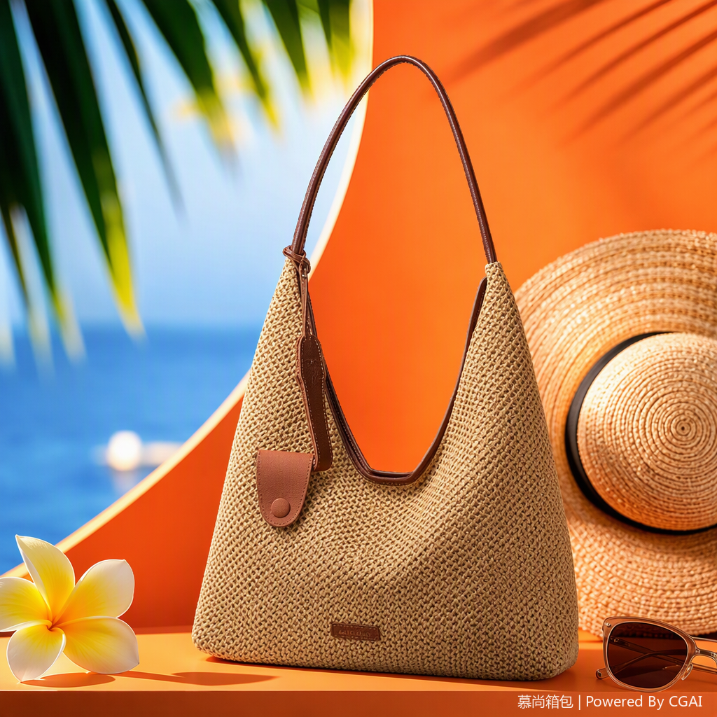 Multi-functional casual handbag, men's trendy and versatile lightweight travel bag, women's student handbag, leather goods accessories Item Picture
