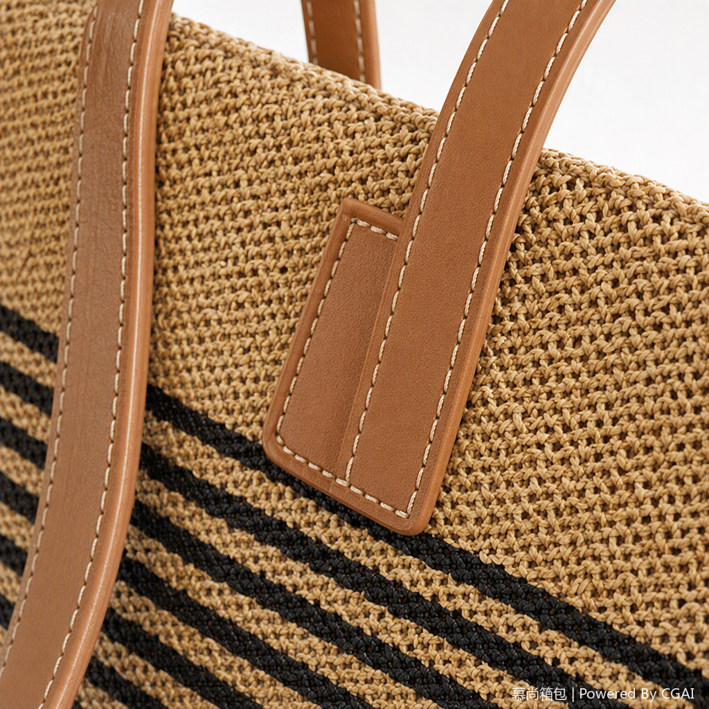 This retro straw woven handbag is a versatile and portable multi-functional straw woven bag for women in summer. It is a trendy and simple style