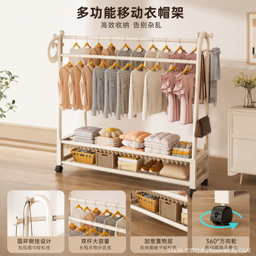 多功能粘贴衣钩挂钩强力粘胶免打孔衣柜厨房收纳挂钩家用整理用品